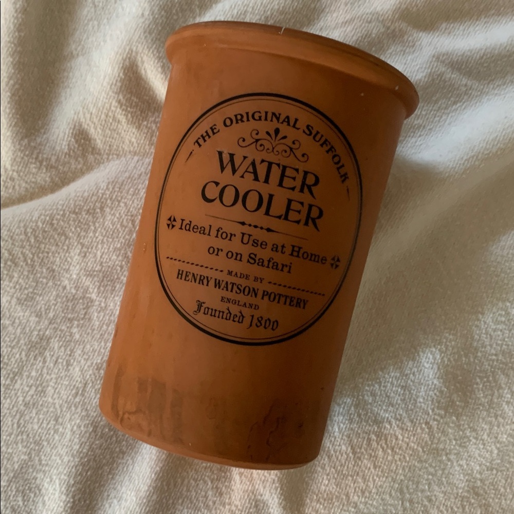 Henry Watson Pottery terracotta Water Cooler from England